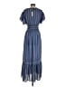 Max Studio 100% Polyester Blue Casual Dress Size XS - photo 2