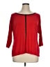 Worthington Red 3/4 Sleeve Top Size 1X - photo 1