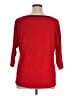 Worthington Red 3/4 Sleeve Top Size 1X - photo 2