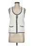 CeCe White Sweater Vest Size M - photo 1