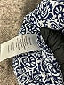 Talbots 100% Viscose Blue 3/4 Sleeve Blouse Size XL - photo 5