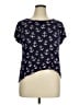 Cato 100% Rayon Blue Short Sleeve Top Size XL - photo 1
