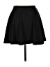 Frenchi Solid Black Casual Skirt Size M - photo 2