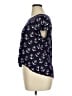 Cato 100% Rayon Blue Short Sleeve Top Size XL - photo 5