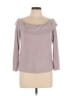 Rewind Gray 3/4 Sleeve Top Size L - photo 1