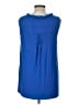 Soft Surroundings Blue Sleeveless Blouse Size L - photo 2