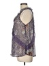 Bisou Bisou Purple Sleeveless Blouse Size L - photo 5