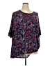 Lularoe Paisley Blue 3/4 Sleeve T-Shirt Size 24 - 26 - photo 1