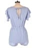 Angashion Solid Blue Romper Size XL - photo 2