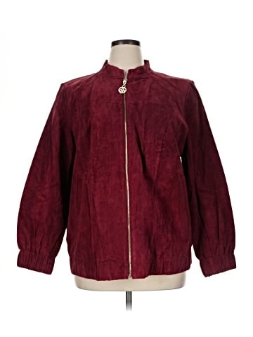 Dennis by Dennis Basso Leather Jacket (view 1)