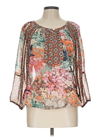Figueroa & Flower 3/4 Sleeve Blouse (view 1)