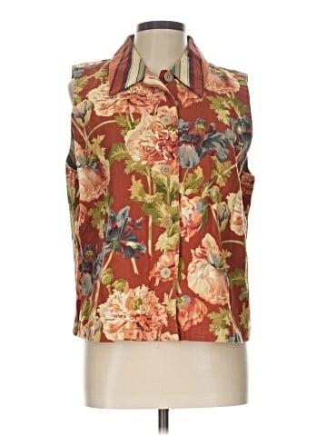 Coldwater Creek Sleeveless Button-Down Shirt (view 1)