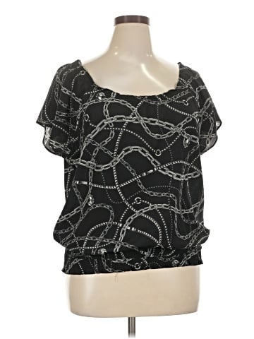 MICHAEL Michael Kors Short Sleeve Blouse (view 1)