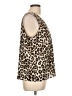 Jennifer Lopez Tan Sleeveless Blouse Size L - photo 4