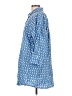 Zara Blue 3/4 Sleeve Button-Down Shirt Size L - photo 5