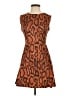 WeWoreWhat Animal Print Brown Cocktail Dress Size S - photo 1