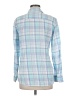 Gap Plaid Blue Long Sleeve Button-Down Shirt Size M - photo 2