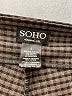 SOHO Apparel Ltd Houndstooth Black Casual Pants Size L - photo 7