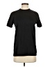 Prada 100% Cotton Solid Black Short Sleeve Turtleneck Size S - photo 1