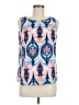 Renee C. Blue Sleeveless Blouse Size M - photo 1