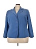 East5th 100% Polyester Blue Blazer Size 24 WIDE PETITE - photo 1