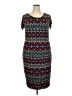 Cato Print Teal Casual Dress Size 18 - photo 1