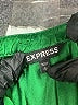 Express 100% Polyester Stripes Green Casual Dress Size S - photo 7