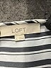 Ann Taylor LOFT 100% Polyester Stripes Silver Short Sleeve Top Size L - photo 7