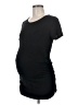 Smallshow Black Short Sleeve Top Size Med Maternity - photo 1