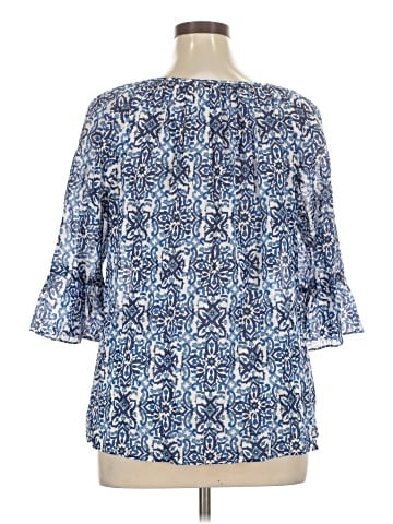 Milly 3/4 Sleeve Blouse (view 2)