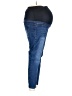 S.O.N.G. Blue Jeggings Size Lg Maternity - photo 4