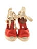 J.Crew Color Block Red Wedges Size 6 - photo 2
