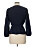 J.Crew 100% Polyester Blue Long Sleeve Blouse Size 12 (petite) - photo 2