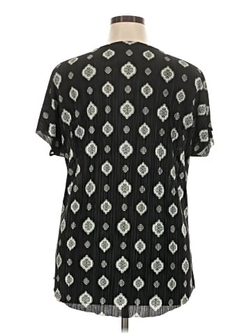 Dana Buchman Short Sleeve Blouse (view 2)