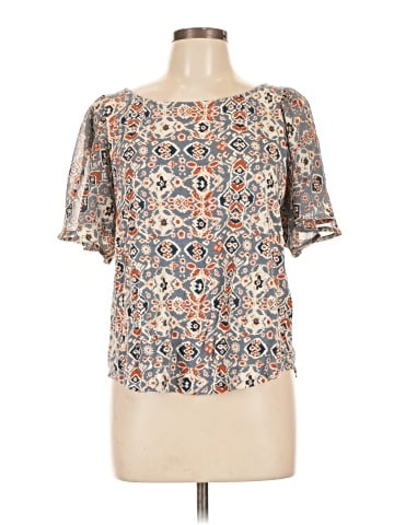 Lucky Brand Short Sleeve Blouse (view 1)