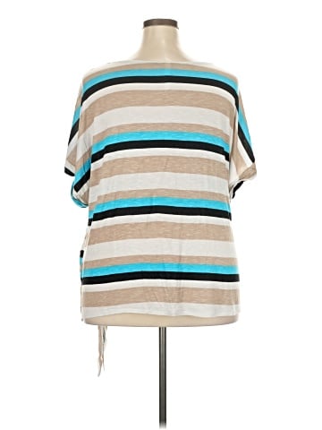 NY Collection Short Sleeve Blouse (view 2)