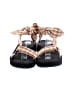 Loeffler Randall Checkered-gingham Tan Sandals Size 7 1/2 - photo 2