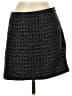 Willi Smith 100% Polyester Tweed Black Casual Skirt Size 4 - photo 1