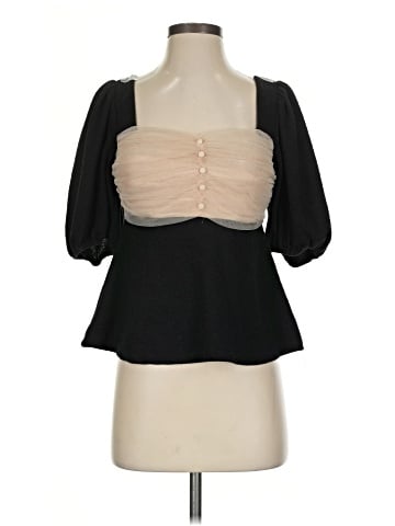 Sunday in Brooklyn 3/4 Sleeve Blouse (view 1)
