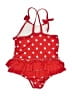 Disney Polka Dots Red One Piece Swimsuit Size 3T - photo 2