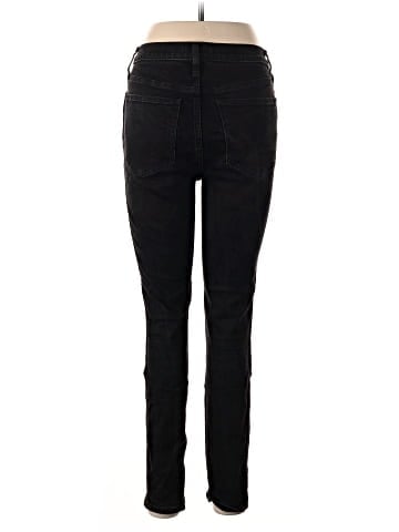 Madewell 10" High-Rise Skinny Jeans in Black Frost (view 2)