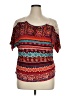 Vanity Red Short Sleeve Top Size XL - photo 1