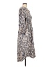 Westbound Animal Print Tan Casual Dress Size L - photo 4
