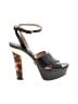 Michael Kors 100% Leather Black Sandals Size EU 36 1/2 - photo 1