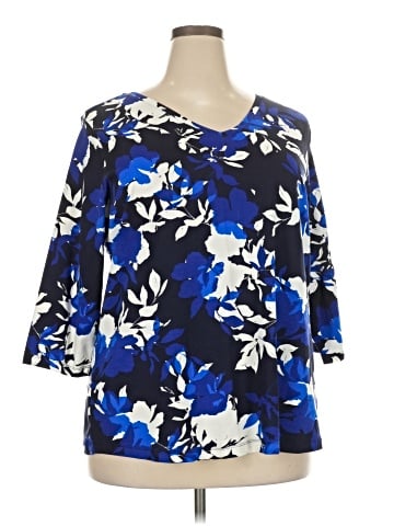 Jessica London 3/4 Sleeve Blouse (view 1)