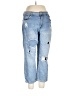 Almost Famous Graphic Blue Jeans Size 13 - photo 1
