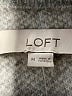 Ann Taylor LOFT Print Silver Pullover Sweater Size M - photo 7