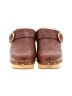 Veronica Beard 100% Leather Solid Brown Mule/Clog Size 8 1/2 - photo 2