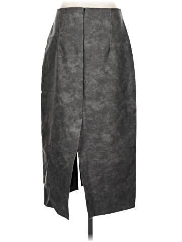 Topshop Faux Leather Skirt (view 2)