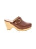 Veronica Beard 100% Leather Solid Brown Mule/Clog Size 8 1/2 - photo 1